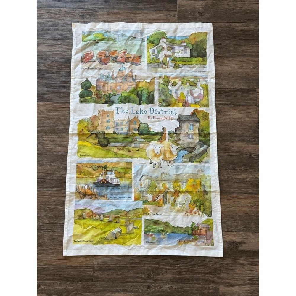 The Lake District Decorative Tea Towel